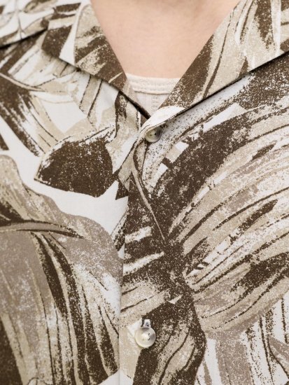 Jack & Jones Jeff Resort Short Sleeve Shirt Brown - Ingek - Ingek 2XL-10XL