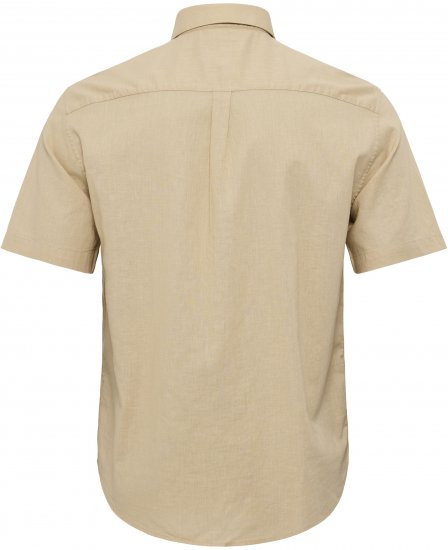 North Latitude 51106 Short Sleeve Shirt Sand - Rövid-ujjú ingek - Férfi rövid ujjú ingek