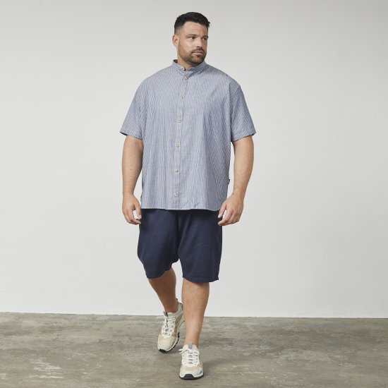 North Latitude 61164 Csíkos Mao Galléros Ing Szürke - Ingek - Ingek 2XL-10XL