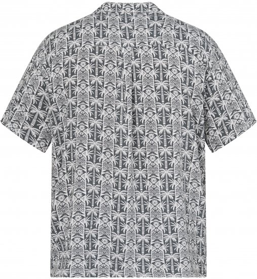 North Latitude 61313 Viszkóz Ing Kubai Gallérral Szürke - Ingek - Ingek 2XL-10XL