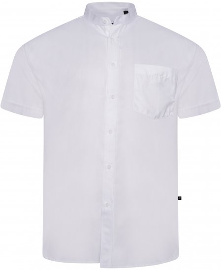 Kam Jeans P020 Premium Short Sleeve Oxford Shirt White - Ingek - Ingek 2XL-10XL