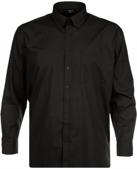 Espionage SH150 Plain Long Sleeve Shirt Black - Hosszú ujjú ingek - 