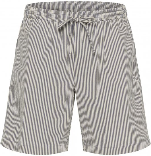 Kaffe Curve Nana Csíkos rövidnadrág Éjfél/Fehér csíkos - Női Farmer & Nadrágok Nagy Méretekben – Plus Size - 