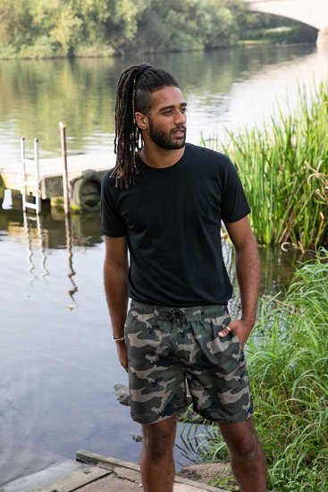 D555 Kody Camo Printed Swimshorts Khaki - Fürdőnadrág - Fürdőnadrág - 2XL-12XL