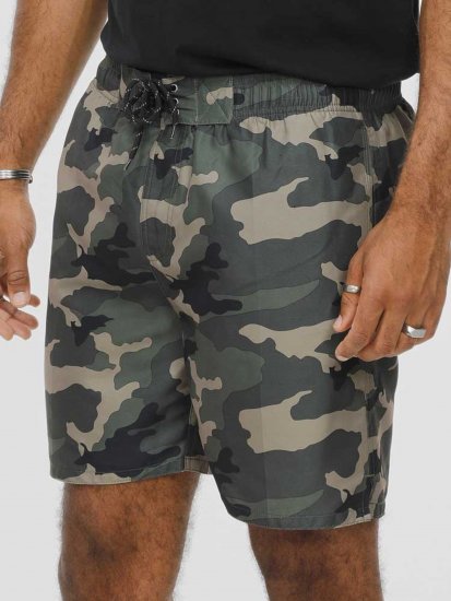 D555 Kody Camo Printed Swimshorts Khaki - Fürdőnadrág - Fürdőnadrág - 2XL-12XL