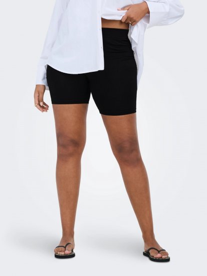 Only Carmakoma Time Shorts Black - Rövidnadrágok - 