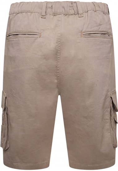 Kam Jeans 3404 Cargo Shorts Beige - Rövidnadrág - Nagyméretű Rövidnadrág W40-W60