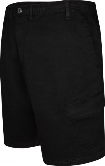 Espionage LW166 Cargo Shorts Black - Rövidnadrág - Nagyméretű Rövidnadrág W40-W60