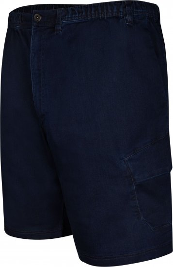 Espionage LW166 Cargo Shorts Indigo - Rövidnadrág - Nagyméretű Rövidnadrág W40-W60