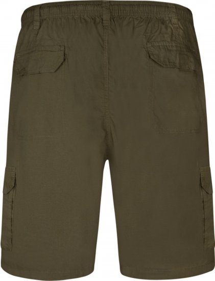 Espionage ST042 Cargo Shorts Olive - Rövidnadrág - Nagyméretű Rövidnadrág W40-W60