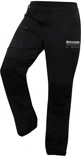 Ulla Popken HYPRAR Multifunctional Durable Inset Trekking Pants Black - Női Farmer & Nadrágok Nagy Méretekben – Plus Size - 