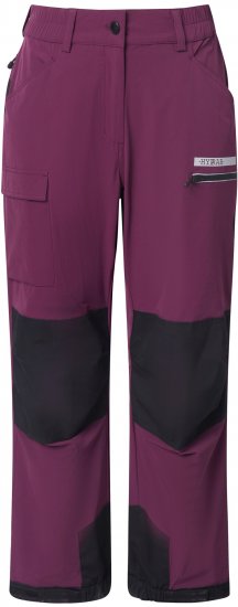 Ulla Popken HYPRAR Multifunctional Durable Inset Trekking Pants Dark Cherry Dark Cherry - Női Farmer & Nadrágok Nagy Méretekben – Plus Size - 