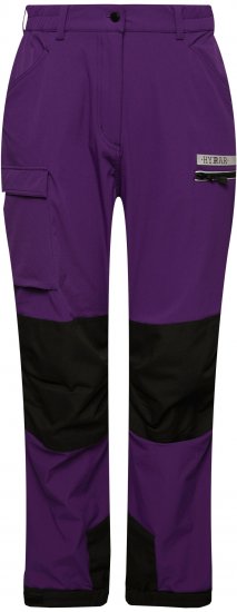 Ulla Popken HYPRAR Multifunctional Durable Inset Trekking Pants Plum - Női Farmer & Nadrágok Nagy Méretekben – Plus Size - 