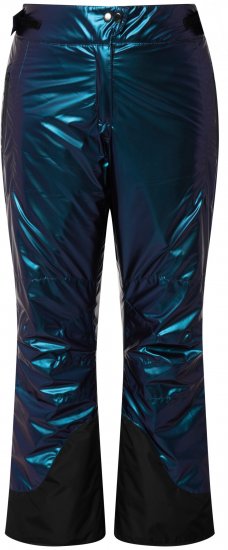 Ulla Popken Ski Pants Water-Repellent Mother-Of-Pearl Velcro Closure Snow Gaiter Blue - Női Farmer & Nadrágok Nagy Méretekben – Plus Size - 