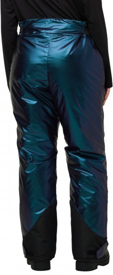 Ulla Popken Ski Pants Water-Repellent Mother-Of-Pearl Velcro Closure Snow Gaiter Blue - Női Farmer & Nadrágok Nagy Méretekben – Plus Size - 