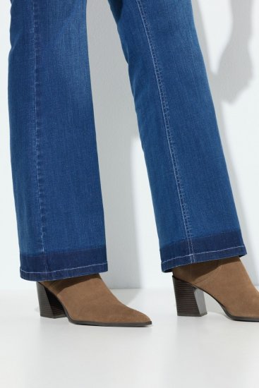 Ulla Popken Stretch Fit Bootcut Jeans Blue Denim - Ulla Popken - Ulla Popken Plus-Size Ruházat