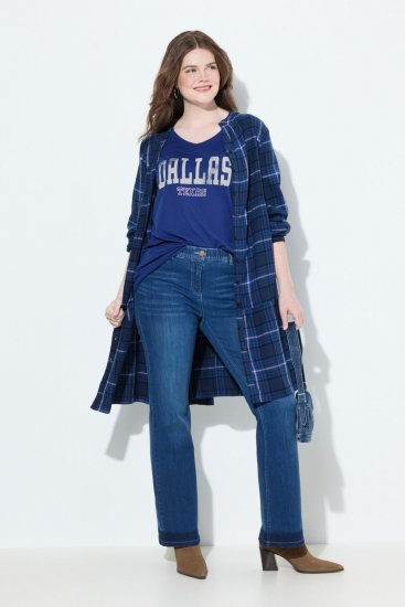 Ulla Popken Stretch Fit Bootcut Jeans Blue Denim - Ulla Popken - Ulla Popken Plus-Size Ruházat