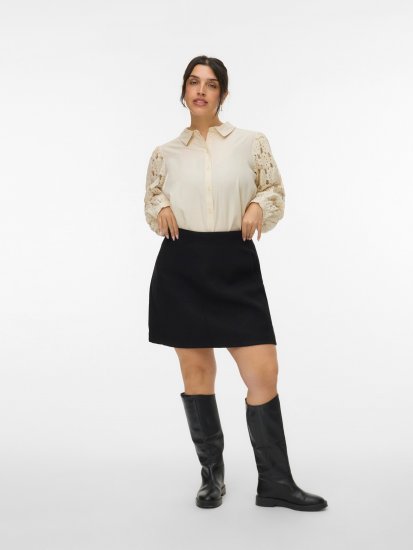 Vero Moda Fortune Eallison Short Skirt Black - Szoknyák - 