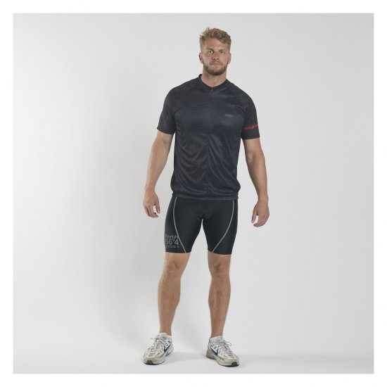 North Latitude Sport Bike Shirt Black - Kerékpáros ruházat - 