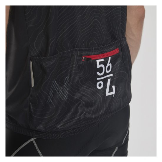 North Latitude Sport Bike Shirt Black - Kerékpáros ruházat - 