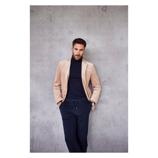 JP1880 Suit Jacket Corduroy Business Sand - Öltönyök - Nagyméretű öltönyök