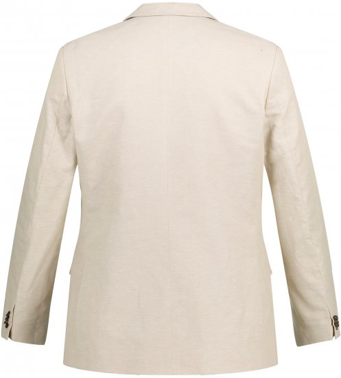 JP1880 Kos Linen Blend Jacket Sand - Öltönyök - Nagyméretű öltönyök