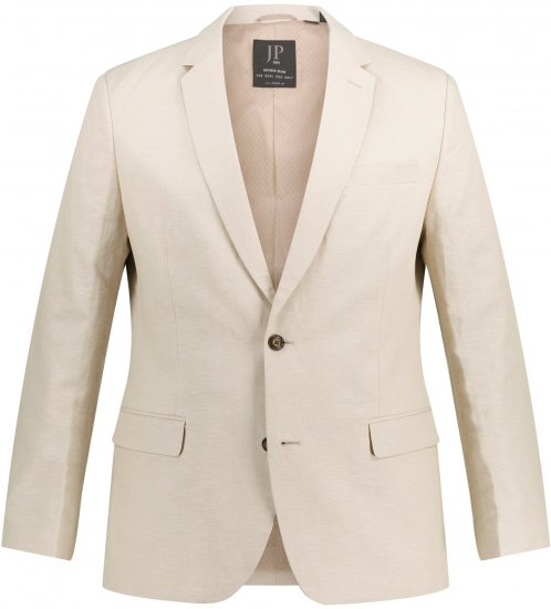 JP1880 Kos Linen Blend Jacket Sand - Öltönyök - Nagyméretű öltönyök