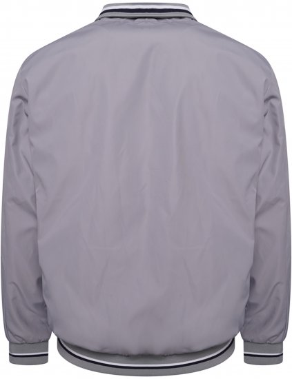 Kam jeans 444 Premium Harrington Jacket Silver - Kabátok - Nagyméretű Kabátok - 2XL-8XL