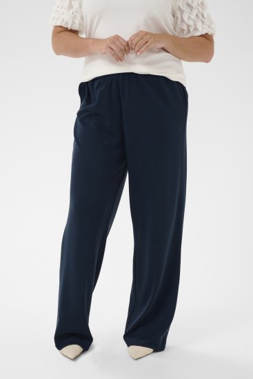 Kaffe Curve Annia Sweatpants Navy - Melegítőnadrágok - 