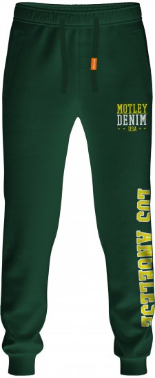 Motley Denim Pisa Sweatpants Racing Green - Melegítőnadrág & rövidnadrág - Melegítőnadrág & Melegítő Rövidnadrág 2XL-12XL