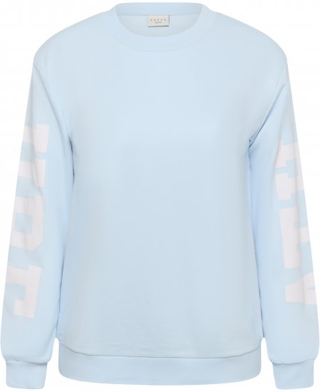 Kaffe Curve Mila Sweatshirt Nantucket Breeze Blue - Melegítőfelsők - 