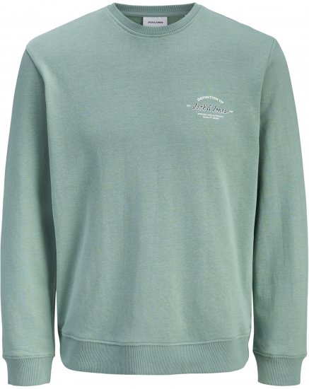 Jack & Jones Brandon Sweatshirt Turquoise - Pulóverek & kapucnis pulóverek - Pulóverek & Kapucnis pulóver 2XL-12XL