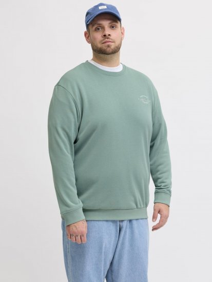 Jack & Jones Brandon Sweatshirt Turquoise - Pulóverek & kapucnis pulóverek - Pulóverek & Kapucnis pulóver 2XL-12XL
