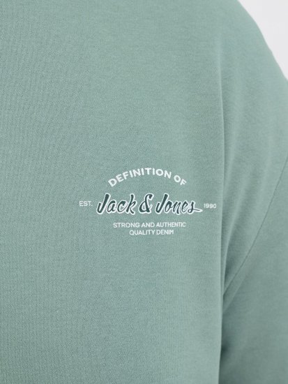Jack & Jones Brandon Sweatshirt Turquoise - Pulóverek & kapucnis pulóverek - Pulóverek & Kapucnis pulóver 2XL-12XL