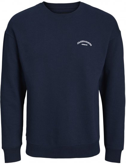 Jack & Jones College Logo Sweatshirt Navy - Pulóverek & kapucnis pulóverek - Pulóverek & Kapucnis pulóver 2XL-12XL