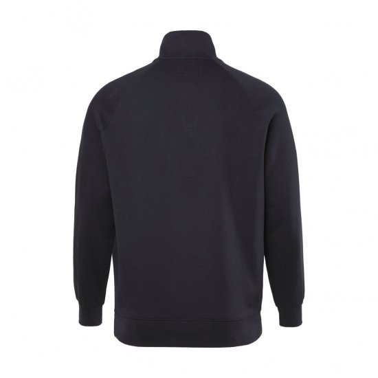 JP1880 Sweatshirt Half-Zip Stomach Fit Black - Pulóverek & kapucnis pulóverek - Pulóverek & Kapucnis pulóver 2XL-12XL