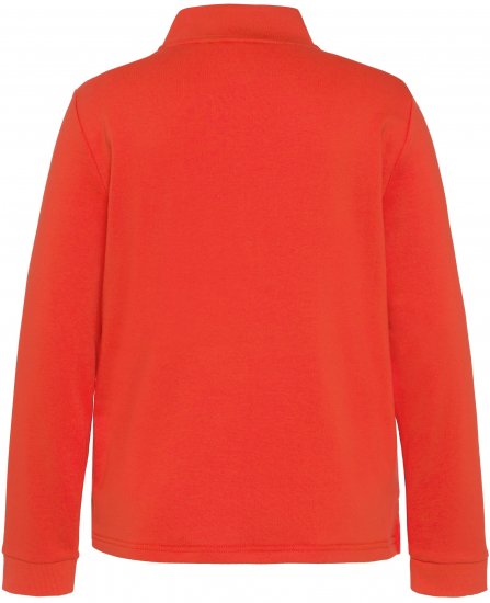 Ulla Popken PARIS Theme Zip Neck Sweatshirt Light Red - Bluzy & bluzy z kapturem - 