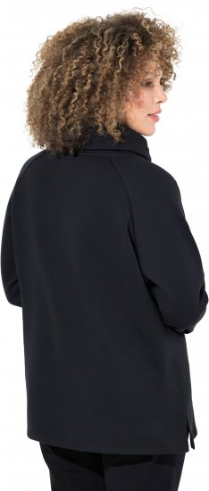 Ulla Popken Sparkling Candy Cane Graphic Sweatshirt Black - Bluzy & bluzy z kapturem - 