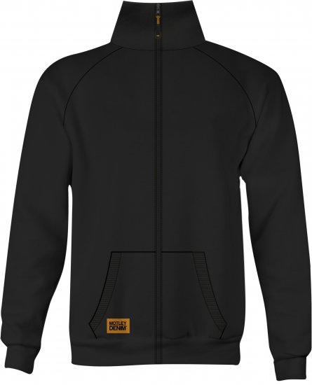 Motley Denim London Sweatshirt Black - Pulóverek & Kapucnis pulóverek - Pulóverek & Kapucnis pulóver 2XL-12XL