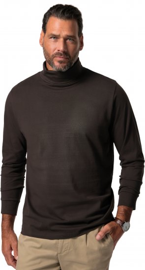 JP1880 Turtleneck Sweatshirt Long Sleeve Dark Brown - Pulóverek & kapucnis pulóverek - Pulóverek & Kapucnis pulóver 2XL-12XL