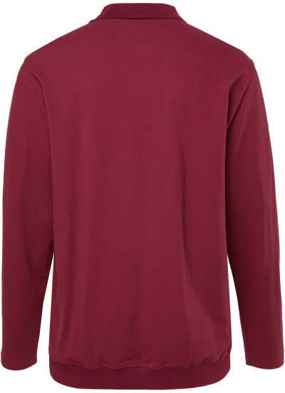 JP1880 Polo Shirt Pique Long Sleeve Red - Pólóingek - Galléros Pólók 2XL-8XL - Pólóingek 2XL-8XL