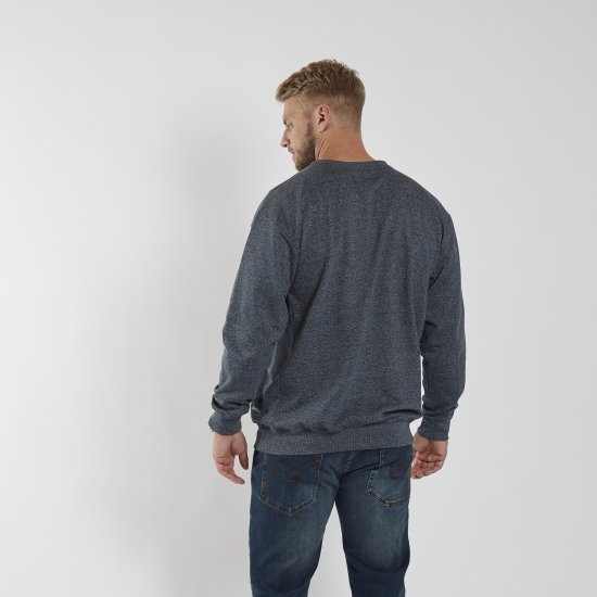 North Latitude O-Neck Sweatshirt Blue Melange TALL - TALL pulóverek - 