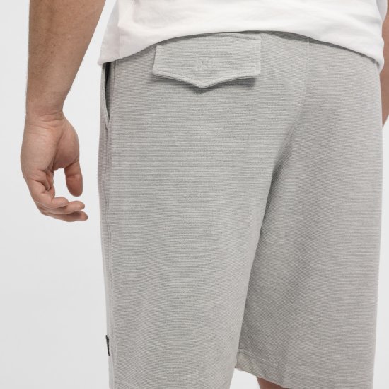 North Latitude Ottoman Sweatshorts Mid Grey - Melegítőnadrág & rövidnadrág - Melegítőnadrág & Melegítő Rövidnadrág 2XL-12XL