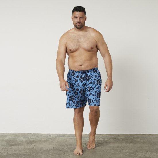 North Latitude 61153 4-Irányú Stretch Fürdőshort Középkék - Alsónemű & strandruhák - Nagyméretű Alsónemű 2XL-8XL