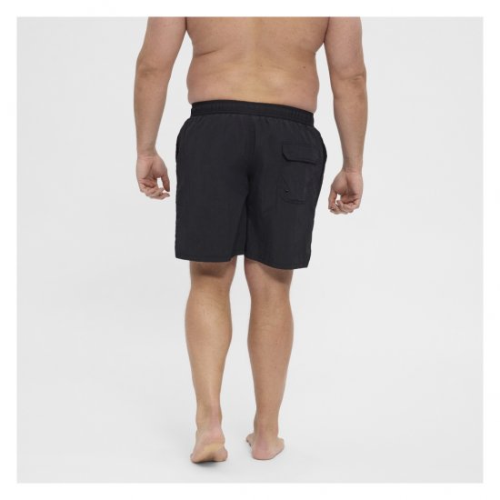 North Latitude Swimshorts Black - Alsónemű & strandruhák - Nagyméretű Alsónemű 2XL-8XL