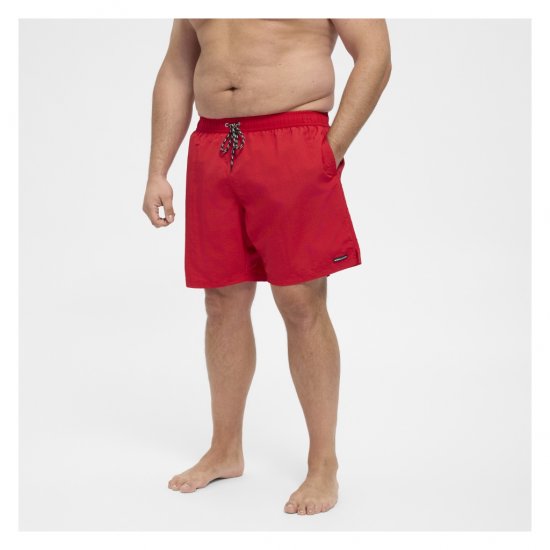 North Latitude Swimshorts Red - Alsónemű & strandruhák - Nagyméretű Alsónemű 2XL-8XL