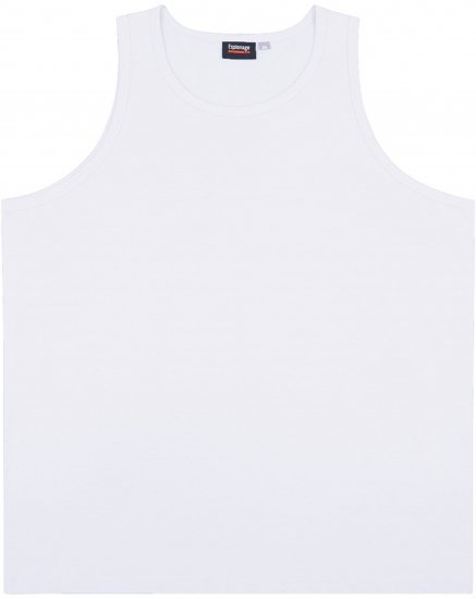 Espionage T017 Plain Tanktop White - Ujjatlan pólók - Ujjatlan pólók - 2XL-12XL