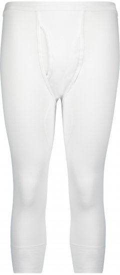 Adamo Royal Thermal Long Johns 3/4 Fine Ribbed White - Alsónemű & strandruhák - Nagyméretű Alsónemű 2XL-8XL