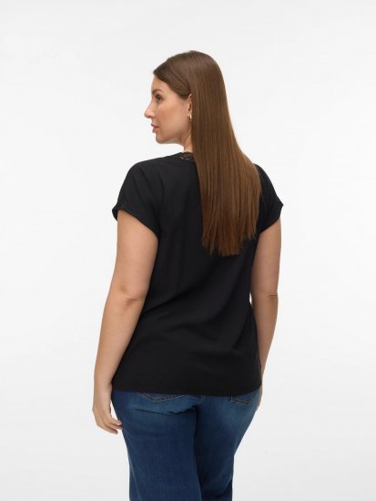 Vero Moda Bella Lace Top Black - Topok - 