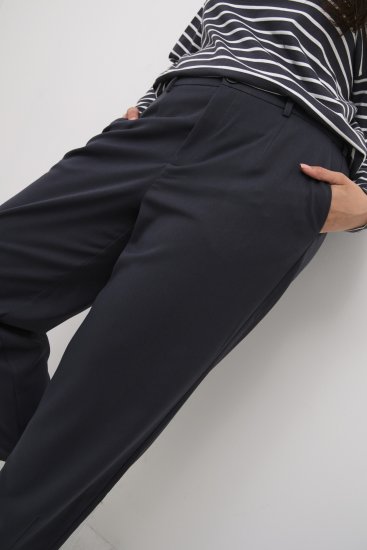 Kaffe Curve Merla Nadrág Fekete Oyster - Női Farmer & Nadrágok Nagy Méretekben – Plus Size - 